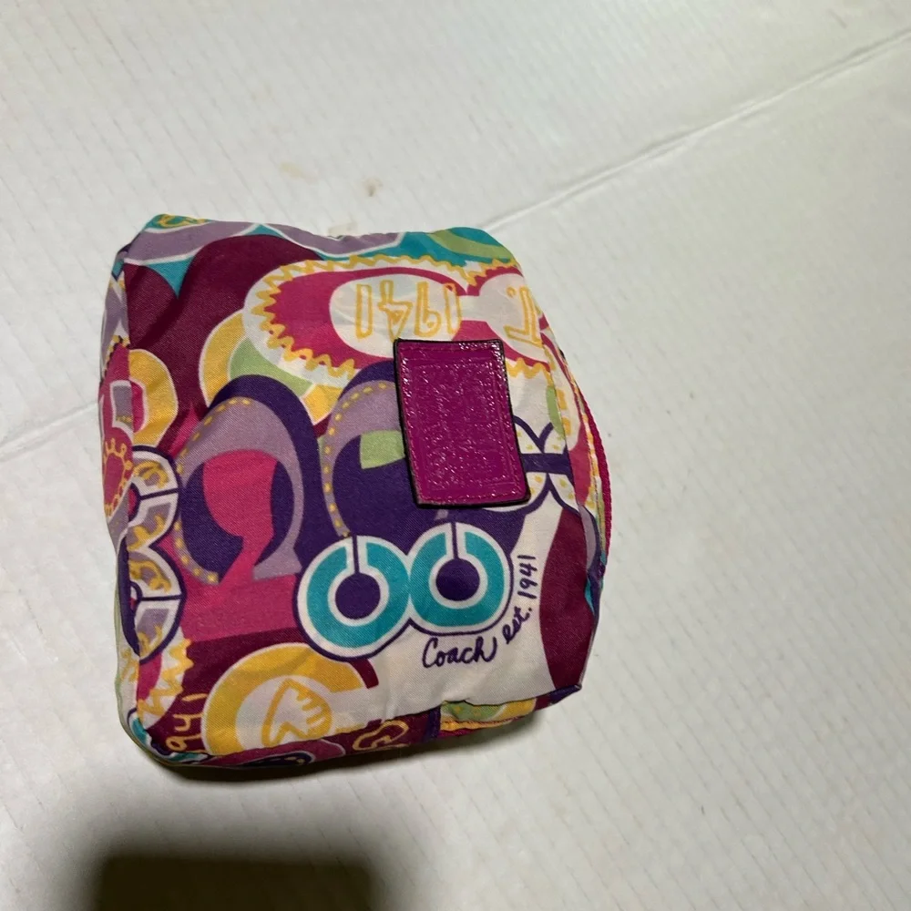 Coach Multicolor Patterned Pouch - Picture 10 of 15